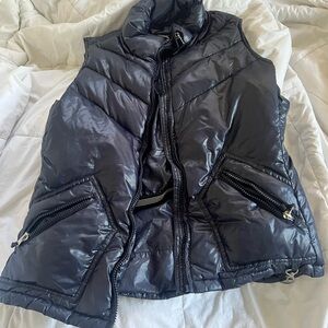 J Crew Med -  Navy Blue Puffer Vest